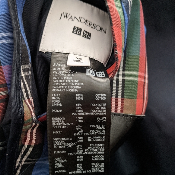 JW AndersonXUniqlo Navy Reversible Trenchcoat XS - Picture 8 of 10